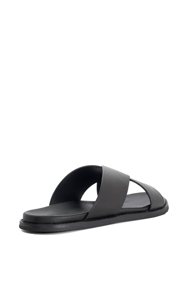 Dune London Dune London Men's 'Interestingg' Leather Sandals in Black - 3