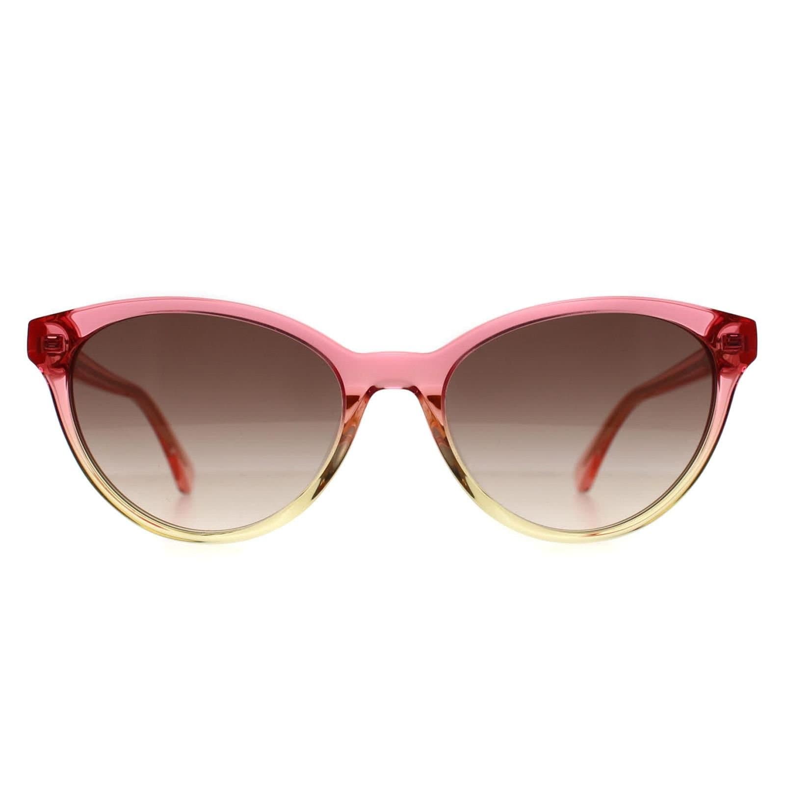 Kate Spade Kate Spade Women's Oval Pink Shaded Yellow Brown Gradient Adeline/G/S