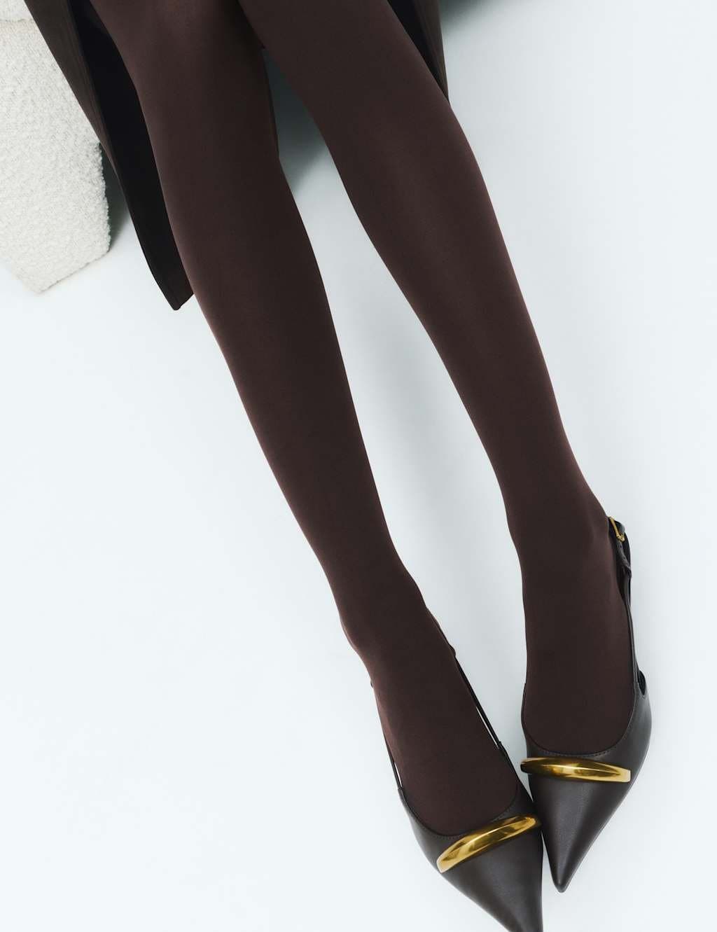 Marks & Spencer M&S 3pk 60 Denier Body Sensor™ Tights Chocolate Mix