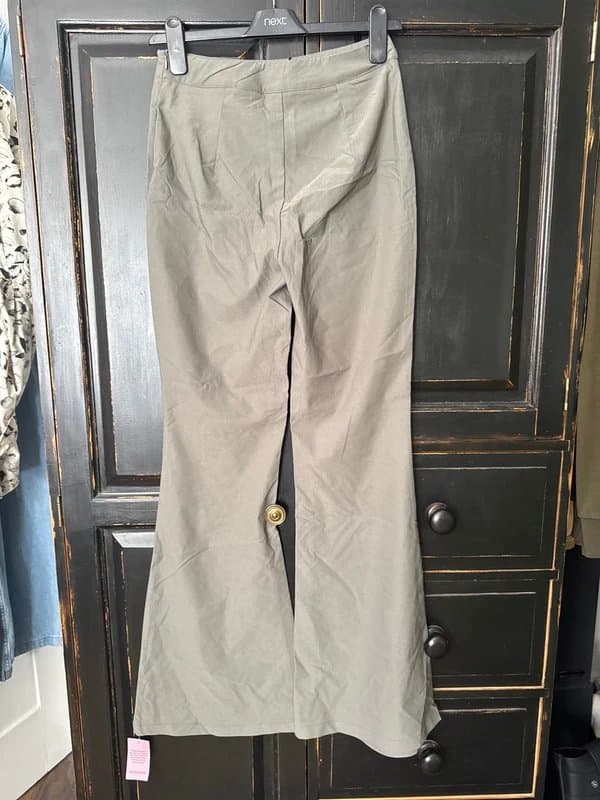 PrettyLittleThing PLT brand new grey flared trousers