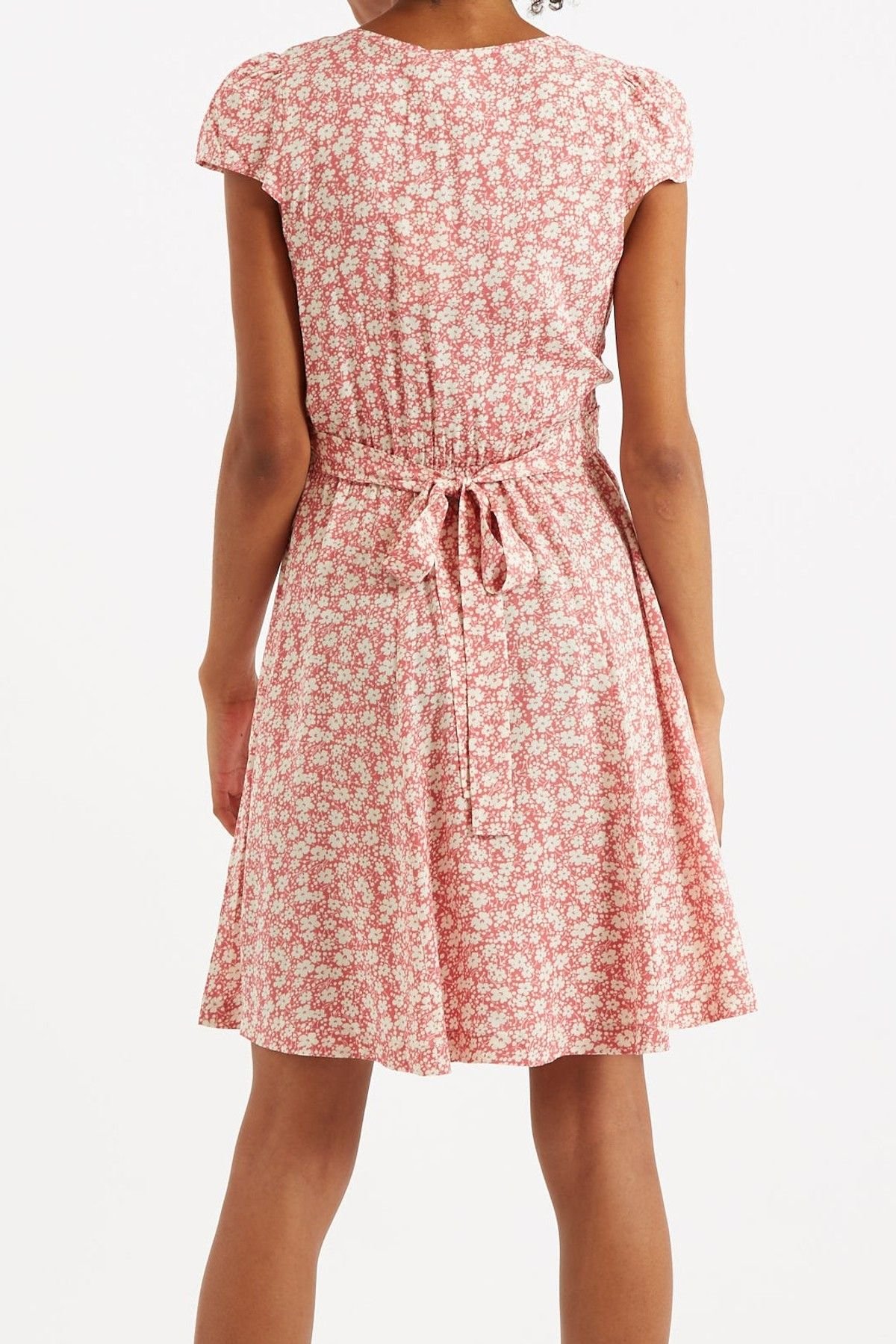 Louche Louche Women's Cathleen Mini Periwinkle Tea Dress in Pink - 2