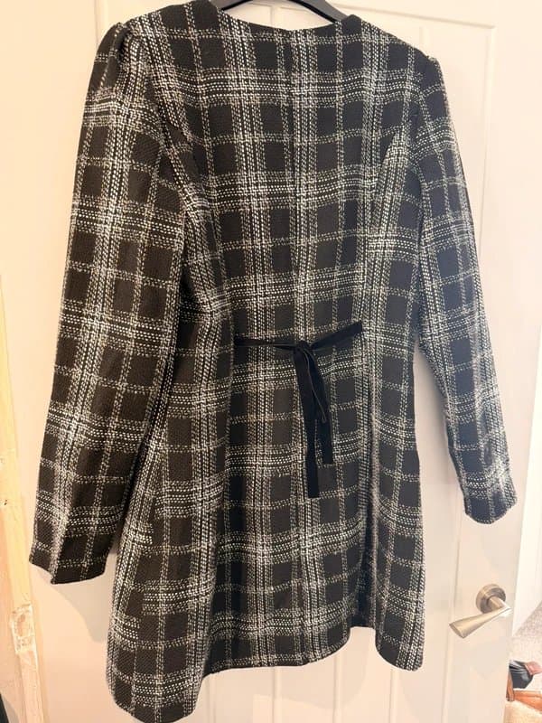 Rihoas Rihoaa tartan mini dress size S