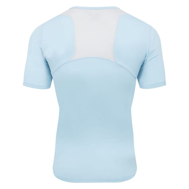 Umbro Umbro Men's Elite V Neck Base Layer Top in Duck Egg Blue - 2