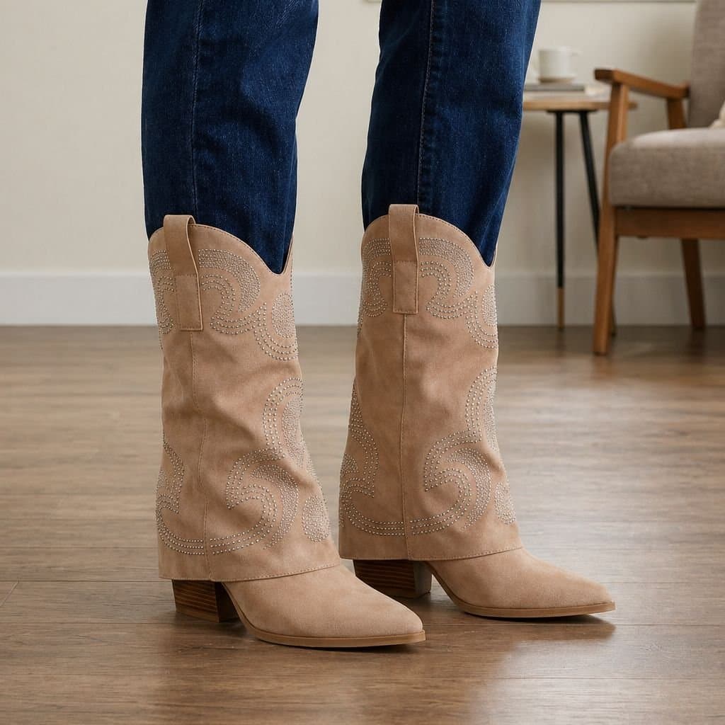 Truffle Collection Truffle Collection Women's Beige Calf Boots