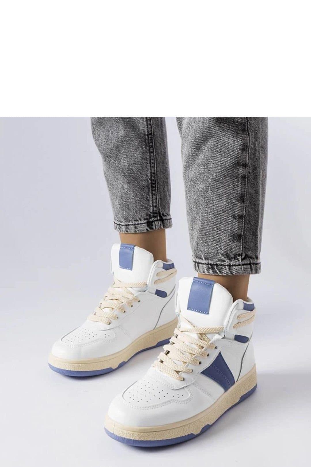 Love Lace Love Lace Women's Robin High Top Sport Sneakers with Comfortable Lacing Sole in White