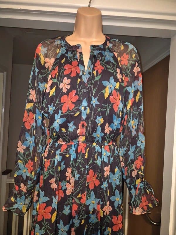 United Colors of Benetton Floral United colors of benetton long dress brand new xs
