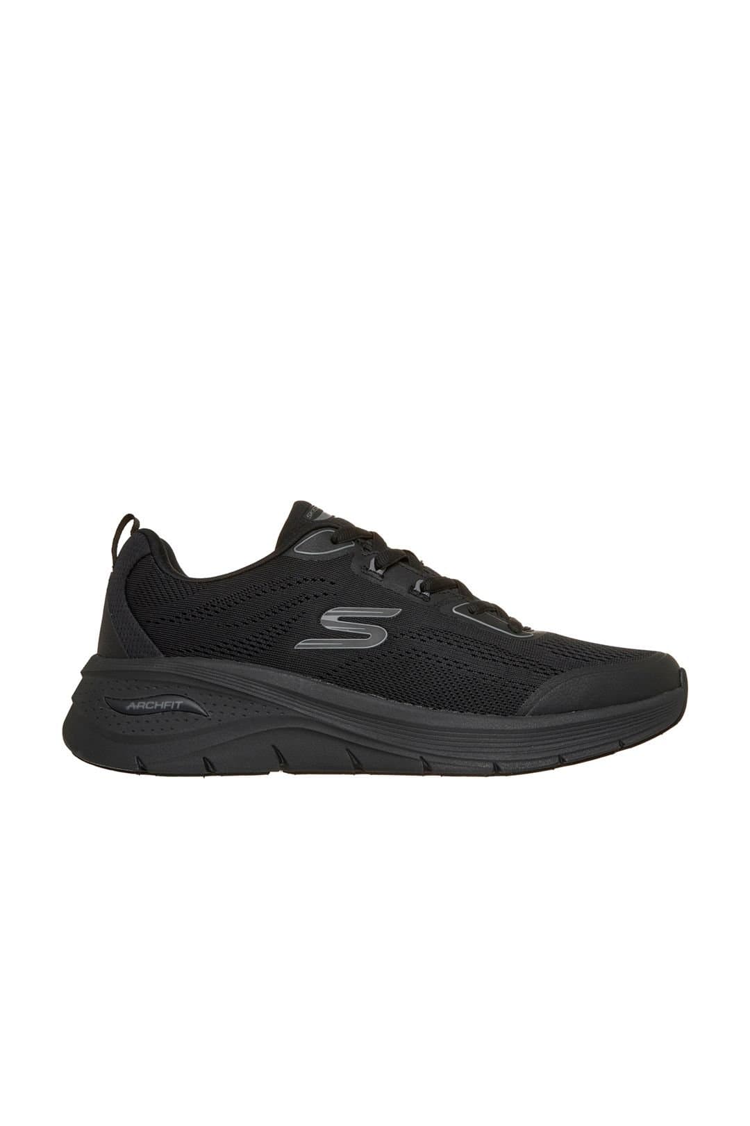 Skechers Skechers Men's Arch Fit 3.0 Mesh Lace-Up Trainers Black