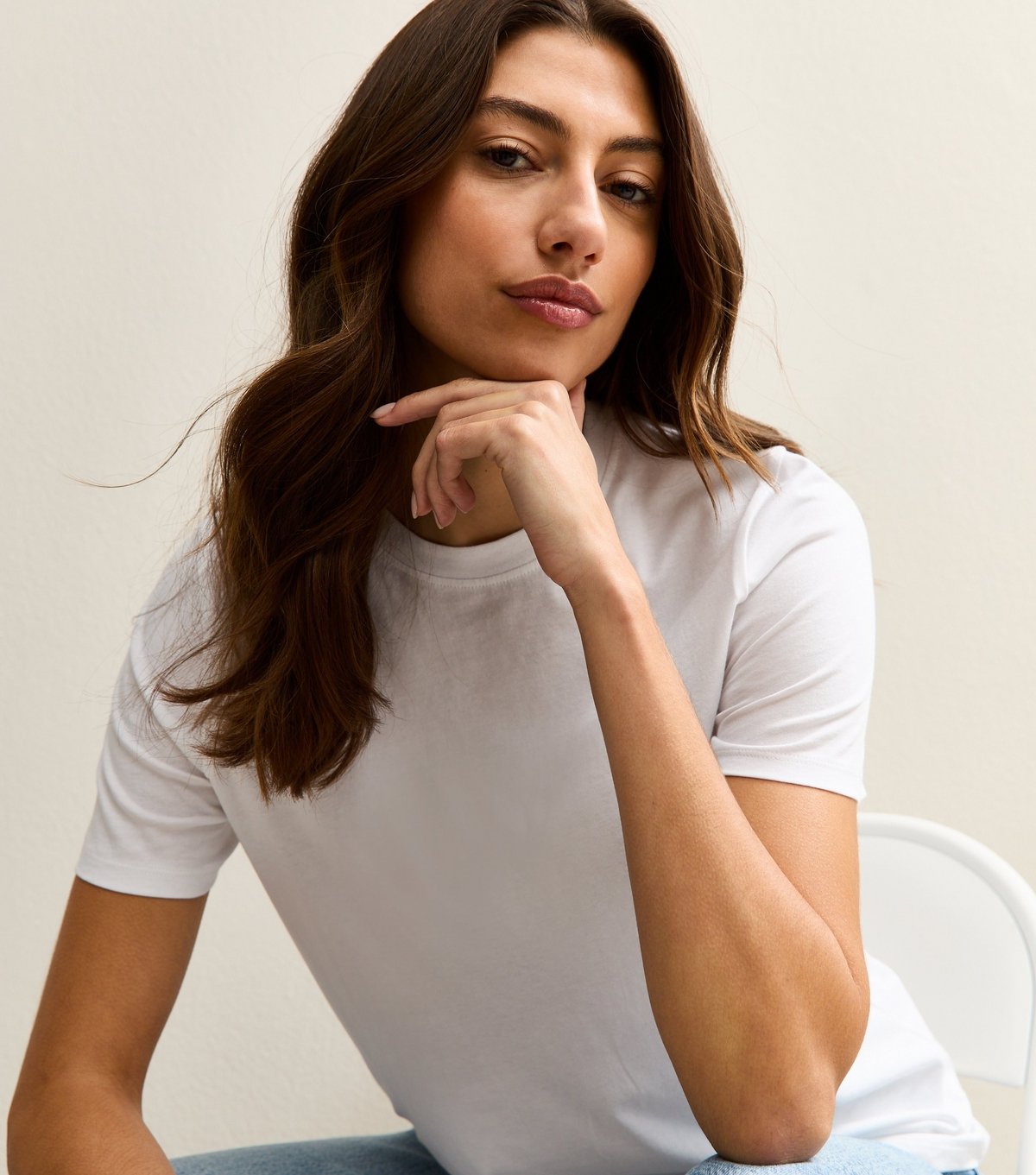 New Look Women's Tall White Regular T-Shirt New Look - 2