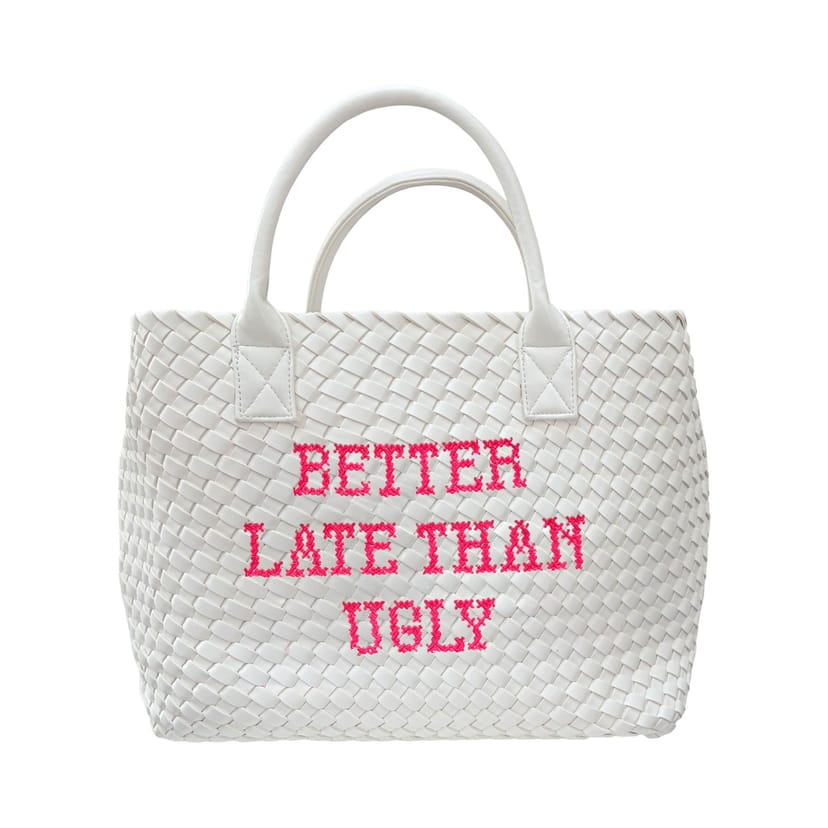 Lilly Loves Lilly Loves Women's White Woven Better Late Bag - 1