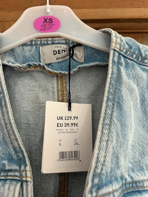 New Look Denim waist coat