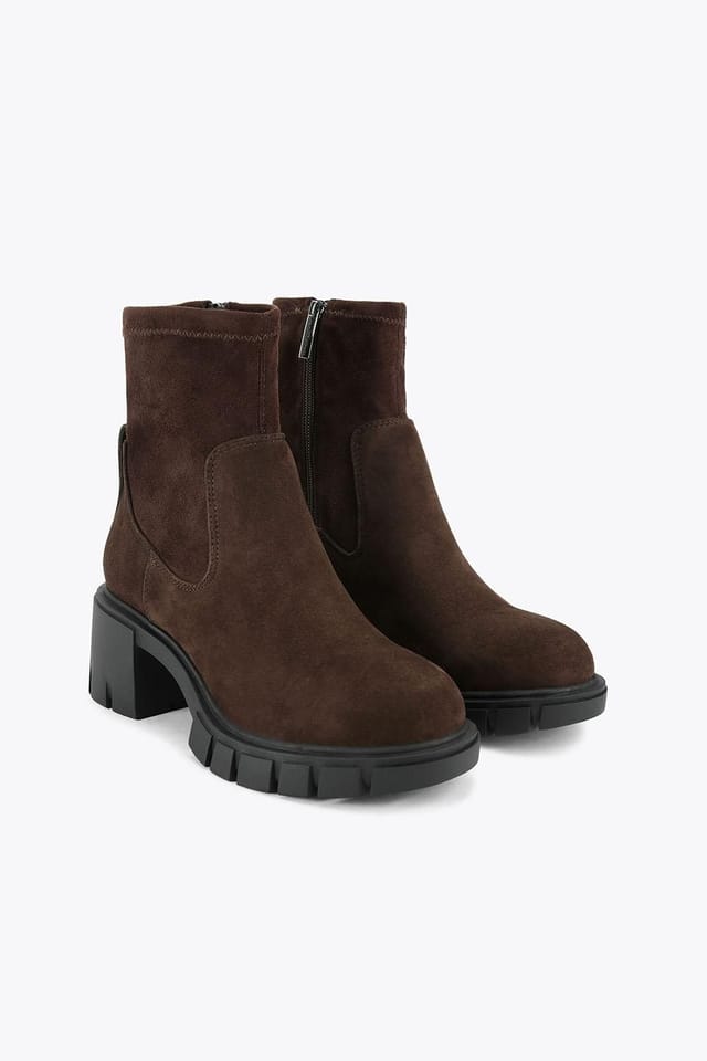 KG Kurt Geiger KG Kurt Geiger Women's 'True Sock' Suede Boots in Brown - 2