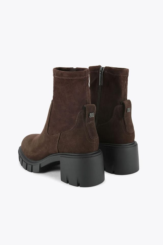 KG Kurt Geiger KG Kurt Geiger Women's 'True Sock' Suede Boots in Brown - 3