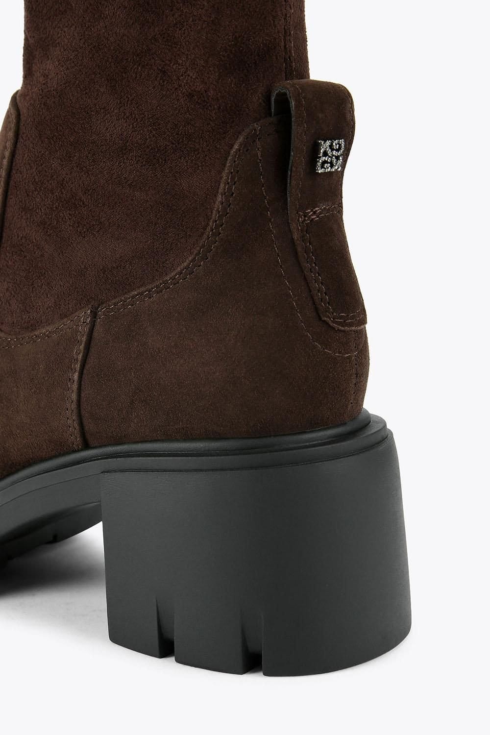 KG Kurt Geiger KG Kurt Geiger Women's 'True Sock' Suede Boots in Brown - 4