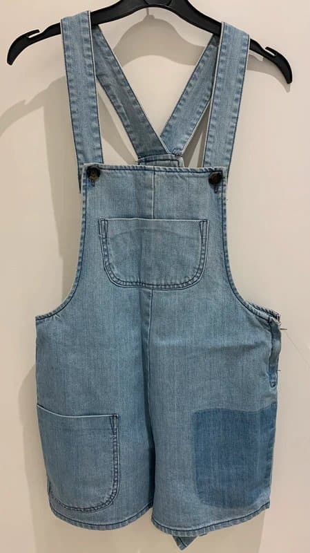ASOS Denim Short Dungarees