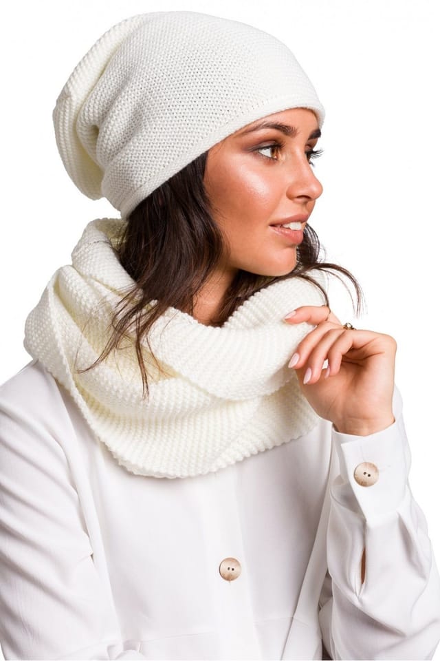 Love Lace Love Lace Women's Infinity Knit Scarf Snood Extremely Soft Warm Wrap for Cold Weather in Off-White - 2