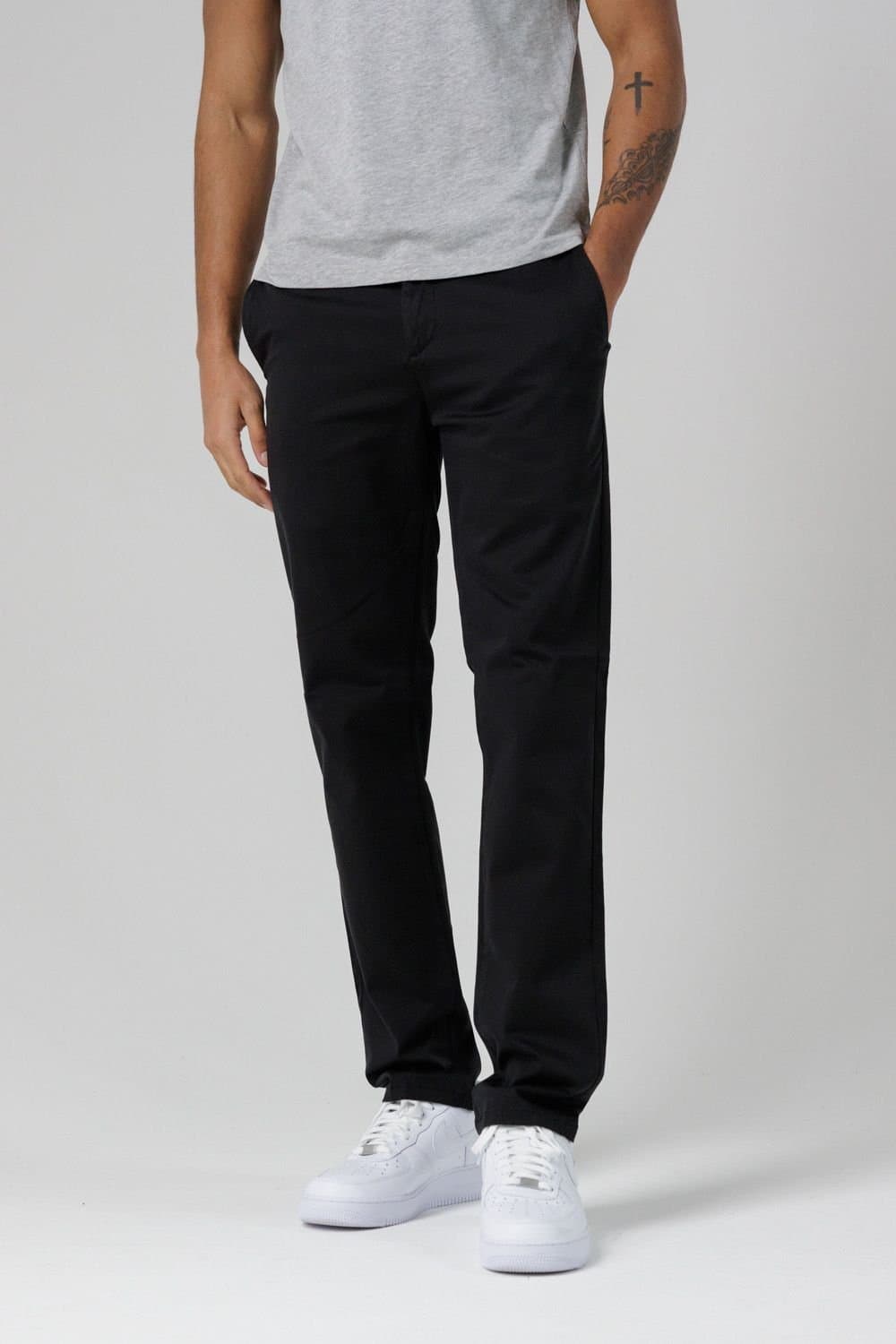 Monkee Genes Monkee Genes Men's Slim Fit Black Chinos