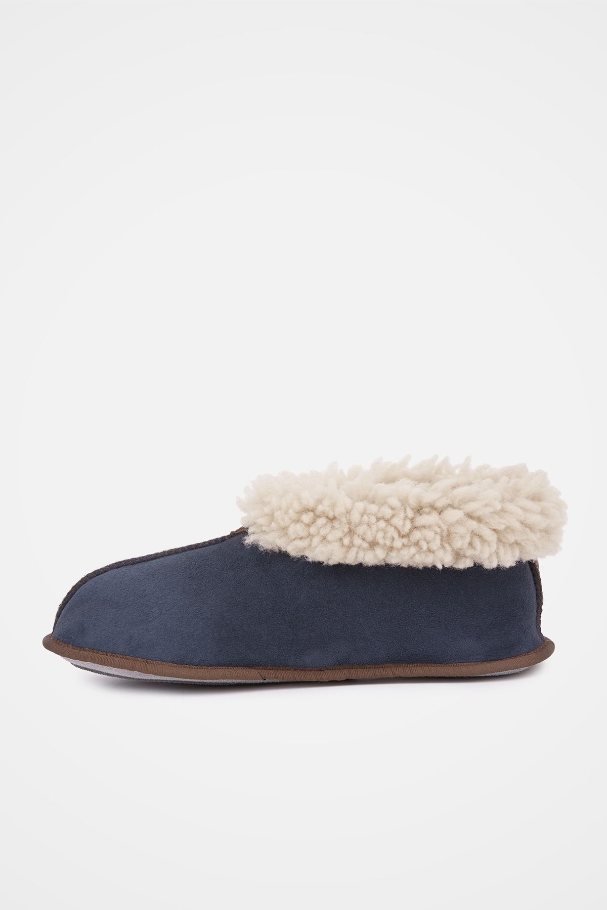 Celtic & Co Celtic & Co Women's Soft Sole Bootee Slipper in Mid Navy - 3