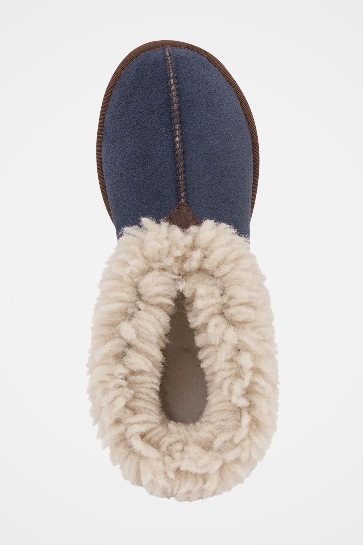 Celtic & Co Celtic & Co Women's Soft Sole Bootee Slipper in Mid Navy - 4