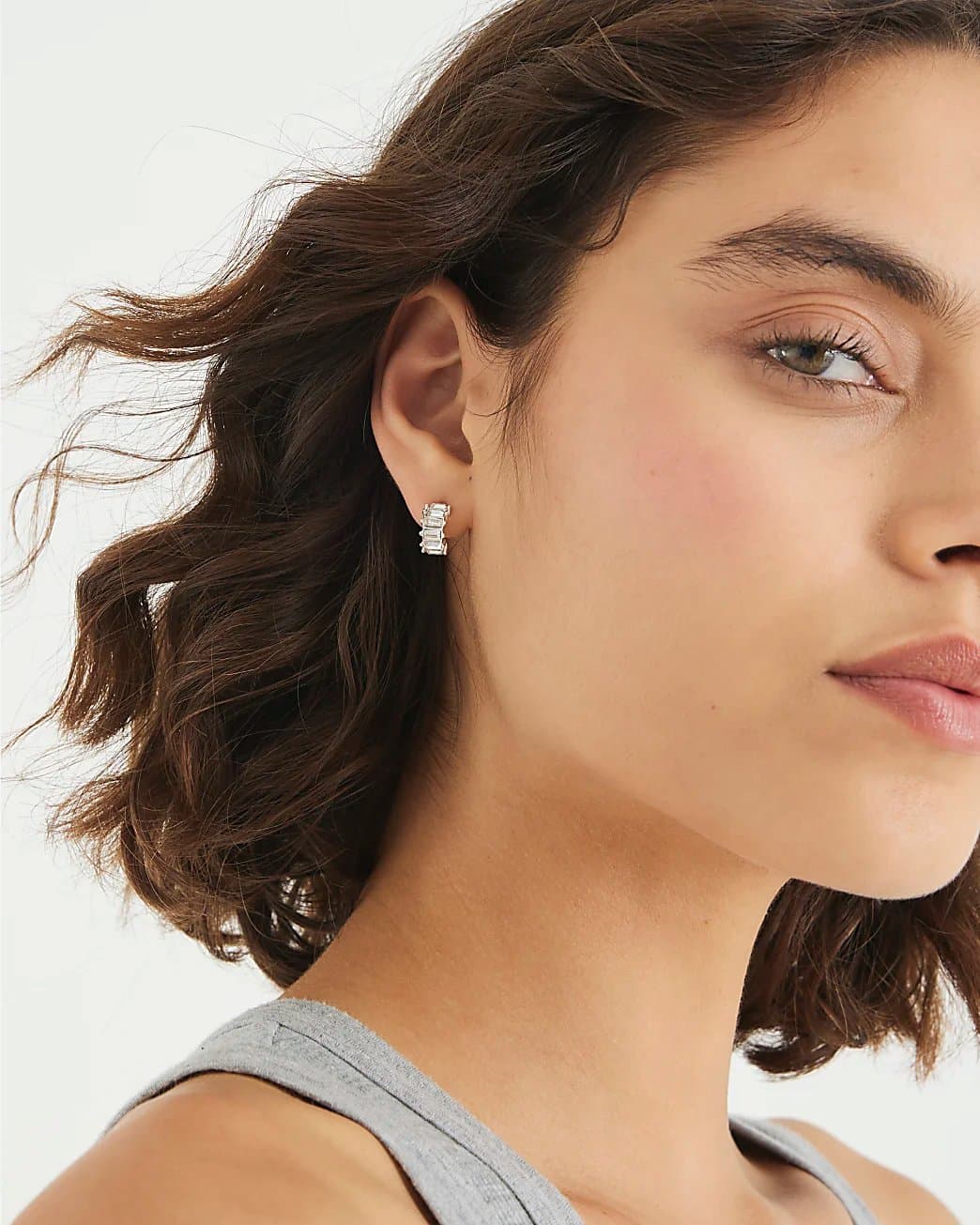River Island River Island Womens Mixed Metal Multipack Diamante Earrings