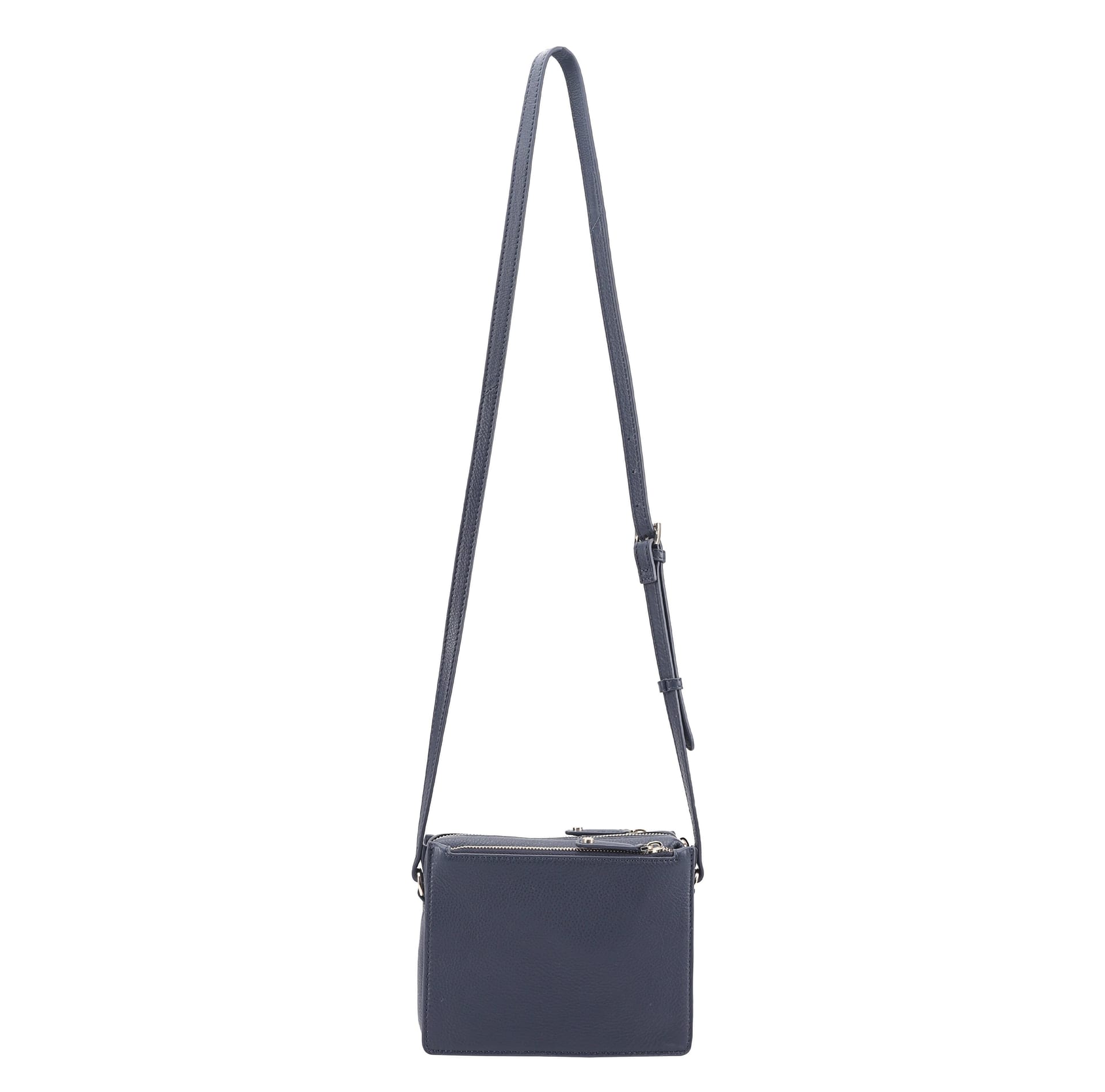Paul Costelloe Paul Costelloe Women's Thaya Leather Cross Body Bag in Navy - 4