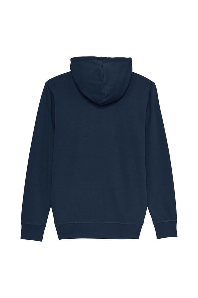 British Boxers British Boxers Men's "French Navy" Cotton Zip-up Hoodie in Navy - 3
