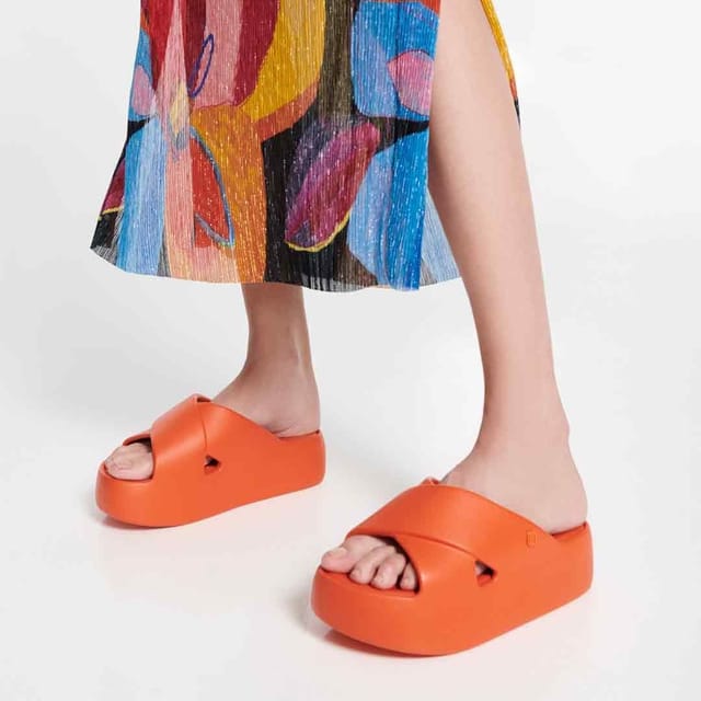 Melissa Shoes Melissa Shoes Women's Free Cross in Orange - 2