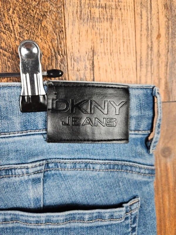 DKNY DKNY Jeans Blue Denim - Bleecker Skinny Slim Fit Stretch Mens 34x39