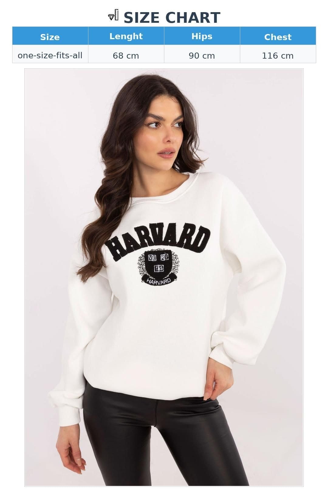 Love Lace Love Lace Women's Casual Insulated Polyester Graphic Sweatshirt in White - 4