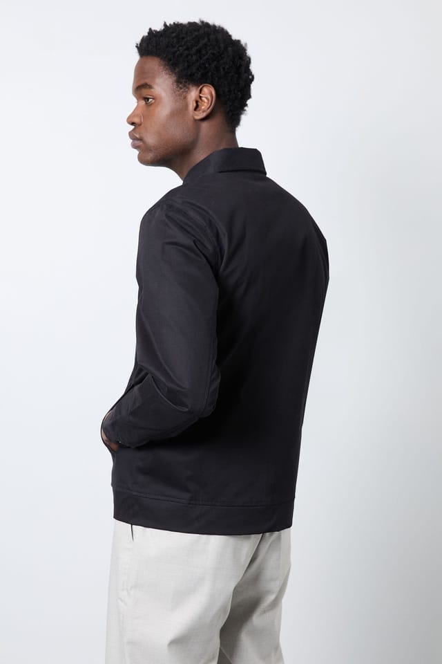 Burton Burton Men's Black Cotton Harrington Jacket - 3