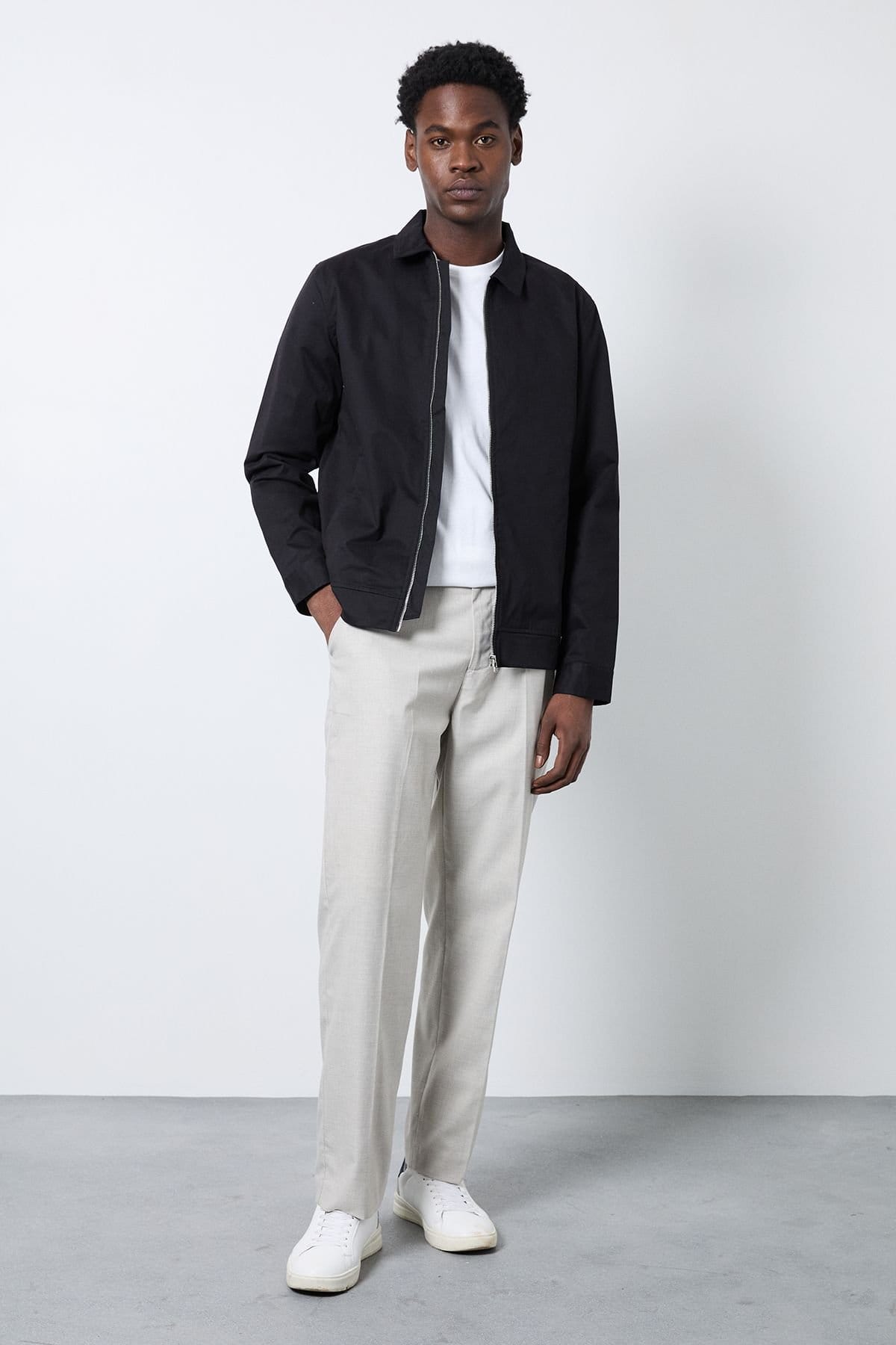 Burton Burton Men's Black Cotton Harrington Jacket - 4