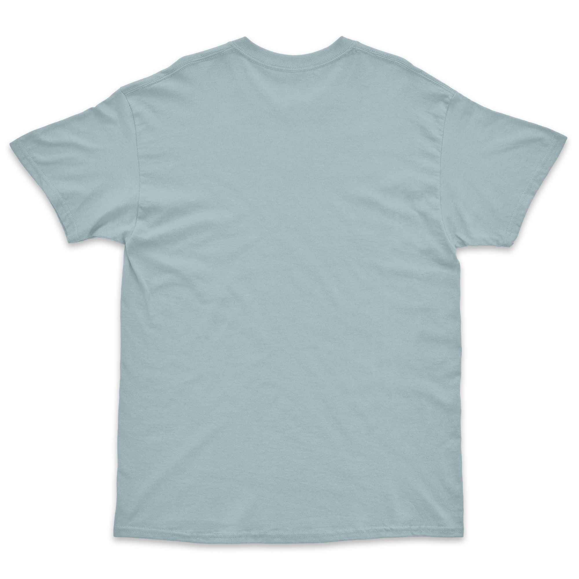 Bad Zebedee Bad Zebedee Men's Photographer Cat T-Shirt in Light Blue - 4