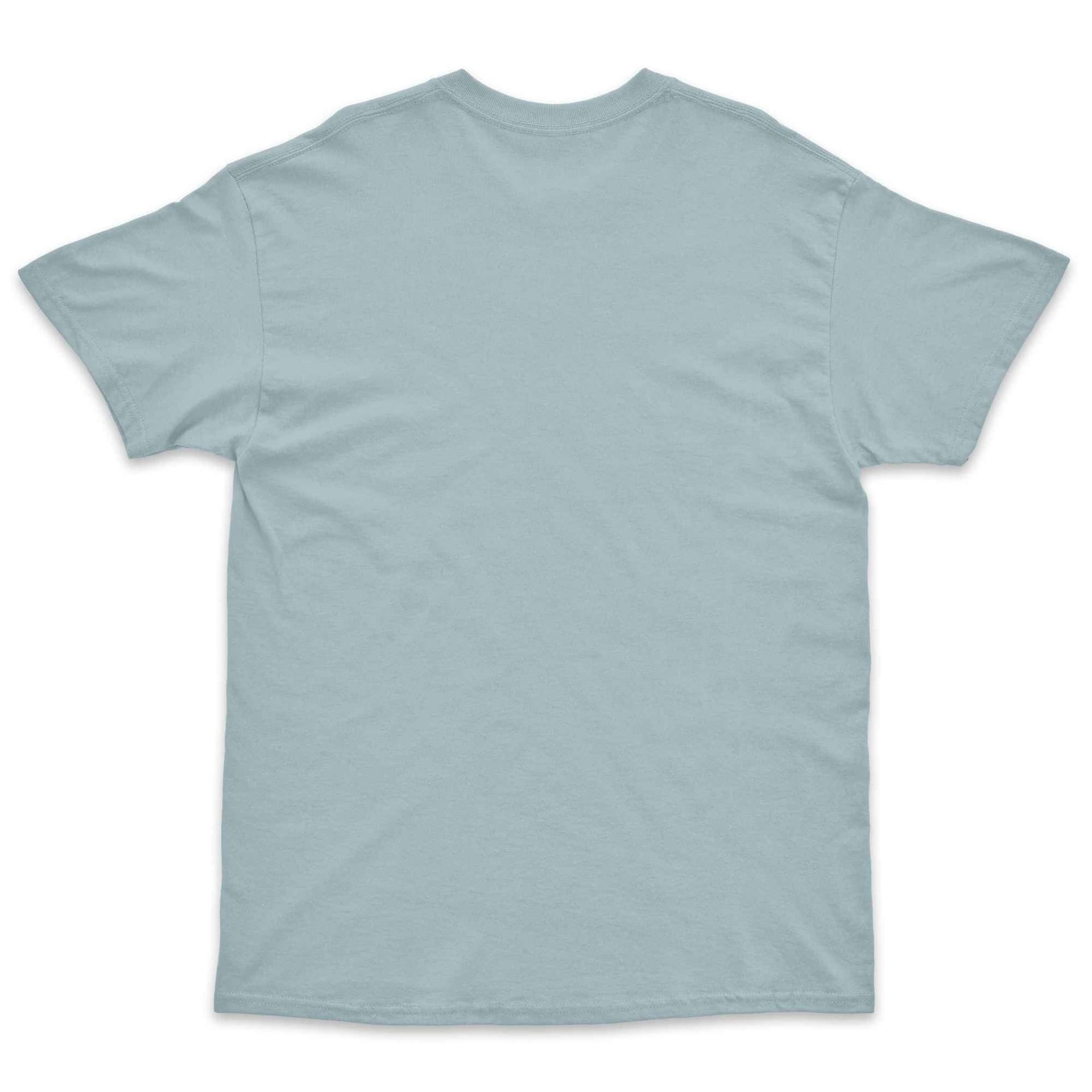 Bad Zebedee Bad Zebedee Men's Photographer Cat T-Shirt in Light Blue - 4