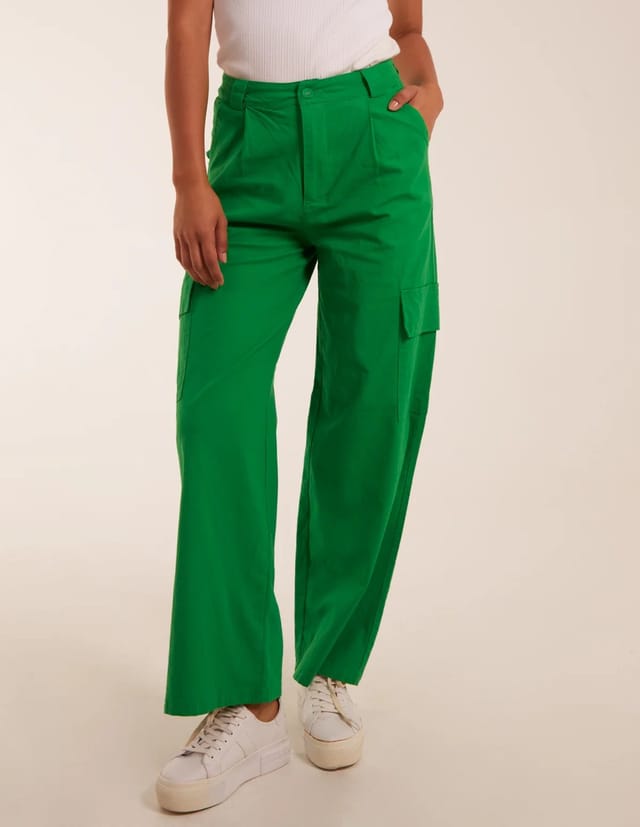 Blue Vanilla Trousers With Side Pocket - 2