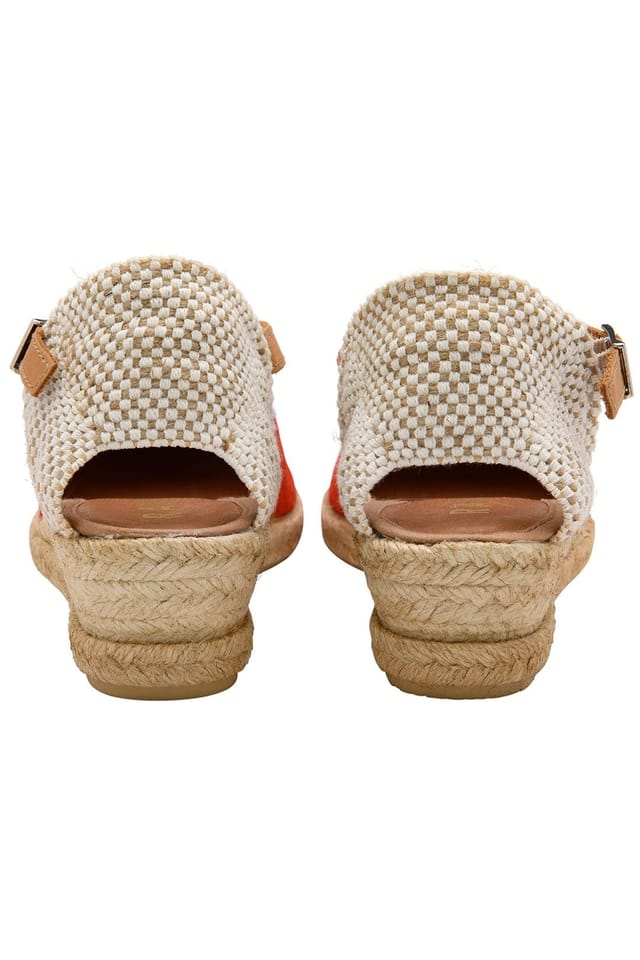 Ravel Ravel Women's 'Fulbeck' Suede Wedge Sandals in Orange - 3