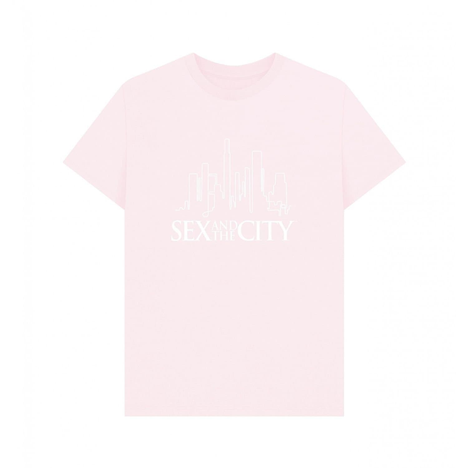 HBO HBO Men's NYC Skyline T-Shirt in Pink