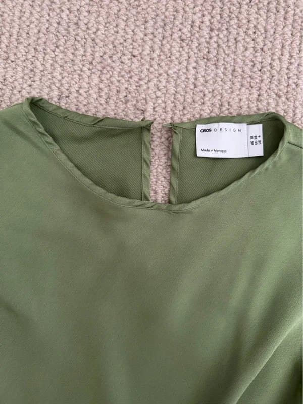 ASOS ASOS satin midi dress size 10