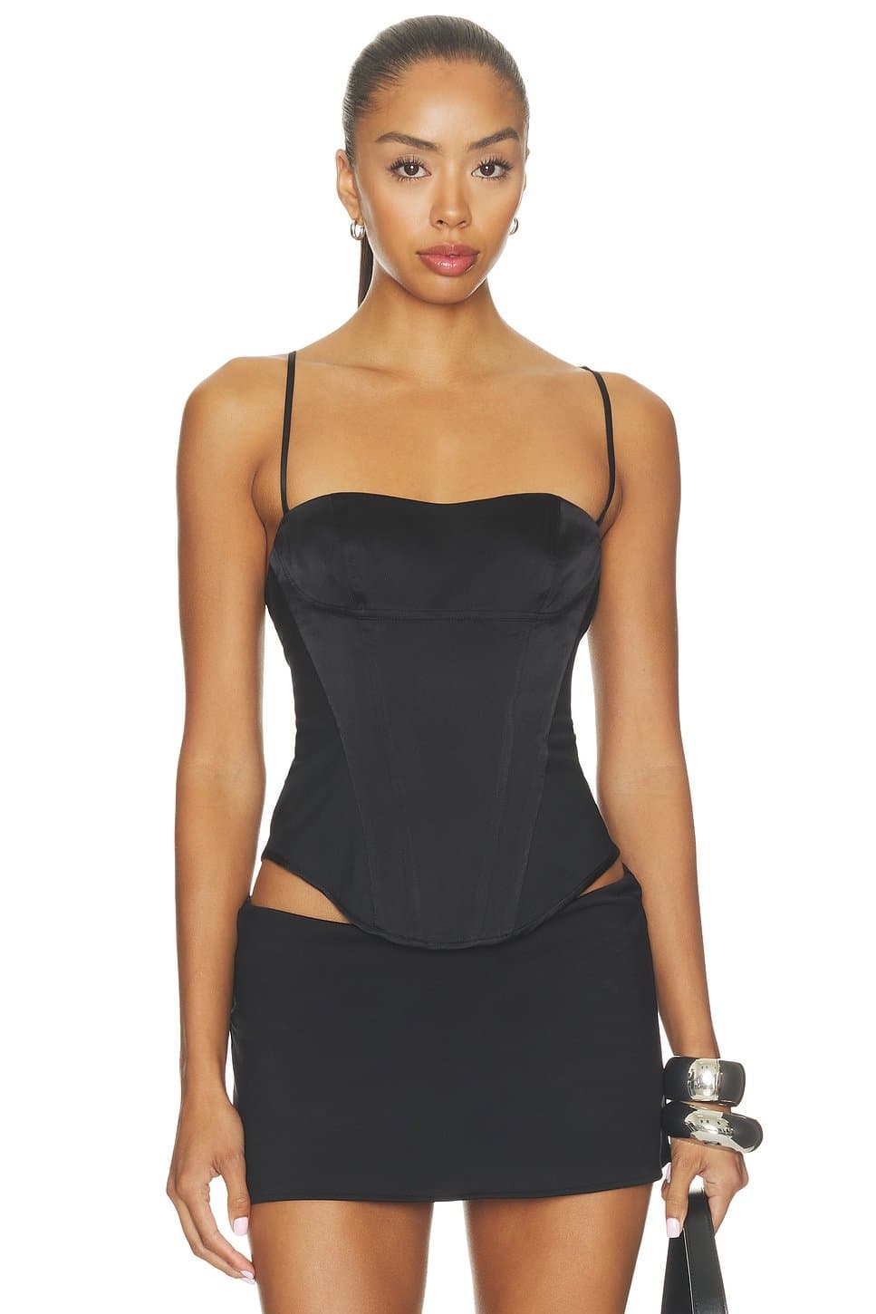 revolve Lotus Mesh Side Corset Top