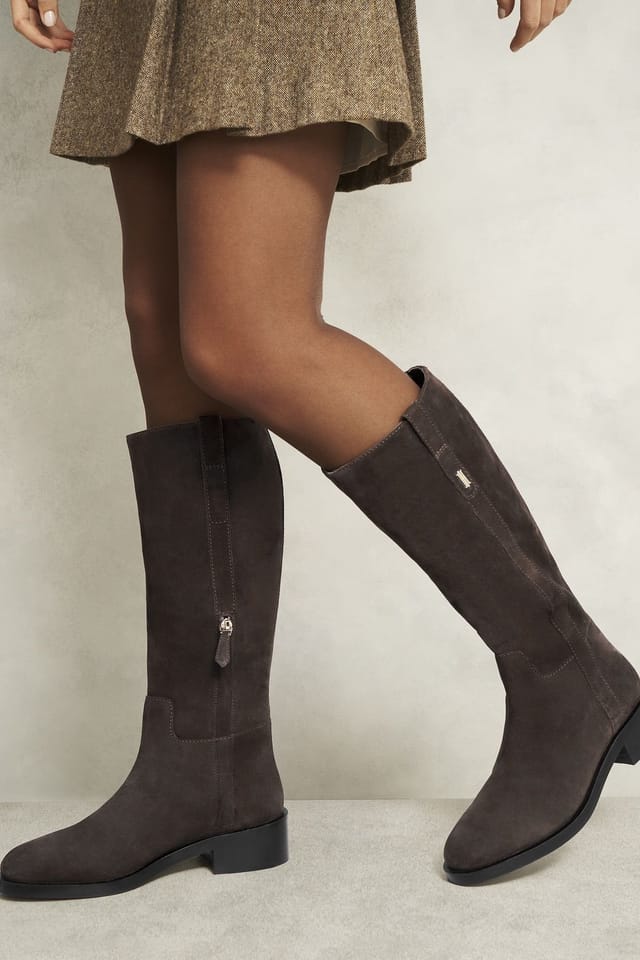 Hobbs London Hobbs London Women's Brienna Knee Boot in Dark Brown - 3