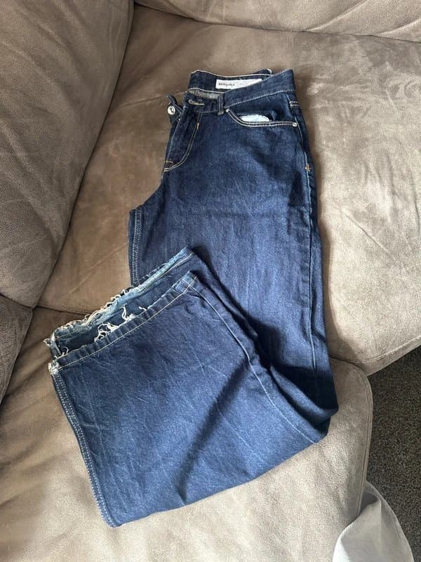 Bershka Dark blue jeans