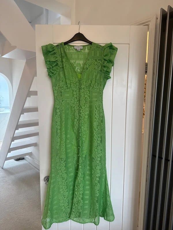 Never Fully Dressed Neverfullydressed Green Lace Dress