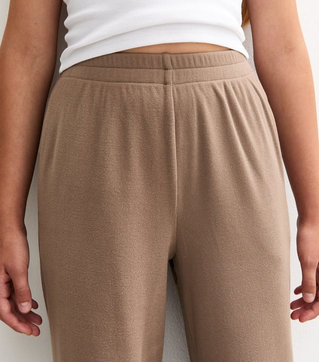 New Look Girls' Stone Wide Leg Joggers New Look - 2