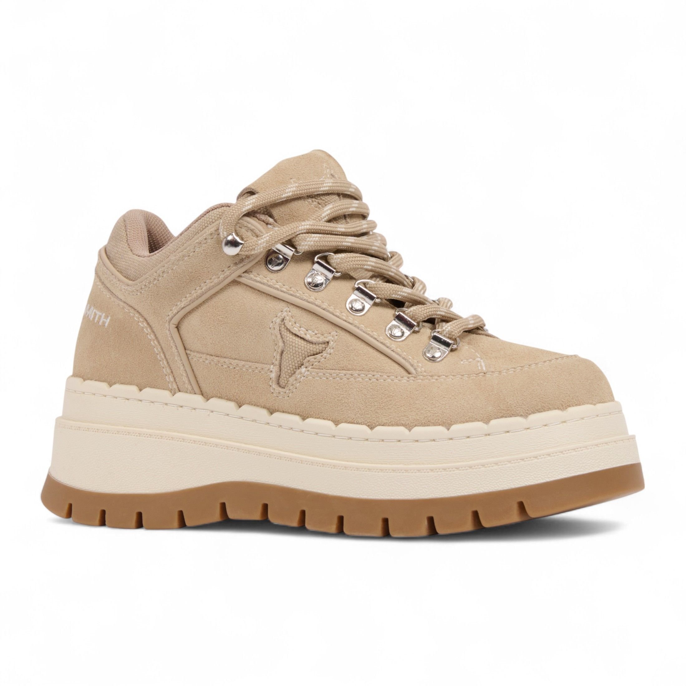 Windsor Smith Windsor Smith Women's Sand Suede Chunky Platform Sneakers Trainers - Ultimatum in Brown - 4