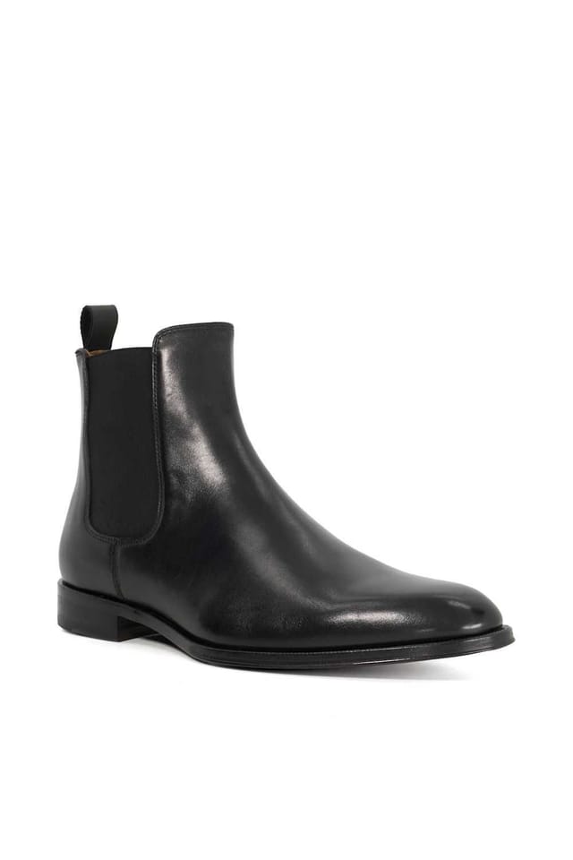 Dune London Dune London Men's 'Manson' Leather Chelsea Boots in Black - 2