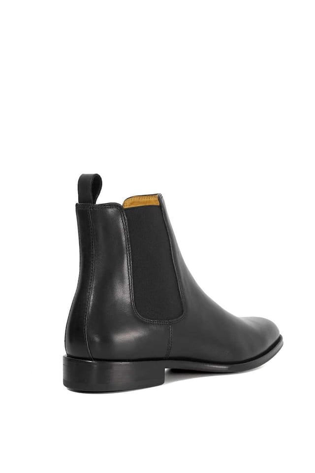 Dune London Dune London Men's 'Manson' Leather Chelsea Boots in Black - 3