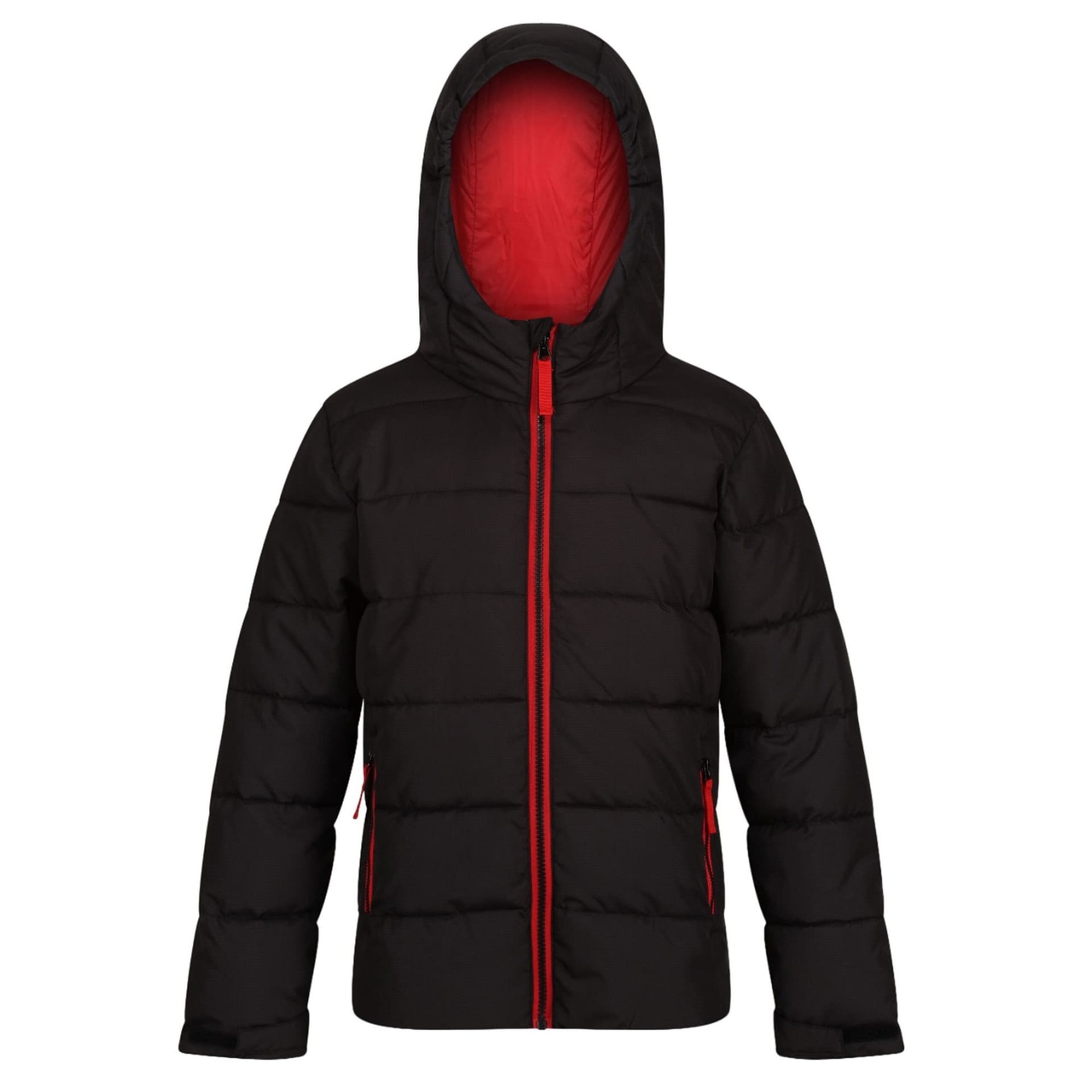 Regjun Regjun Men's Black Thermal Hooded Jacket