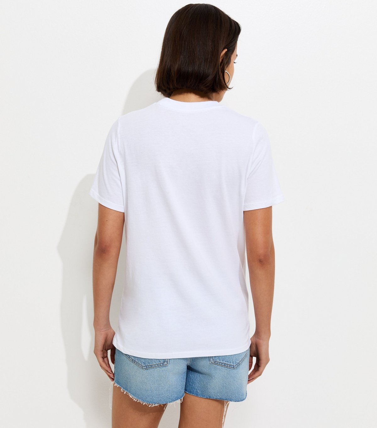 New Look Women's White Cotton Sun Graphic Relaxed T-Shirt New Look - 4