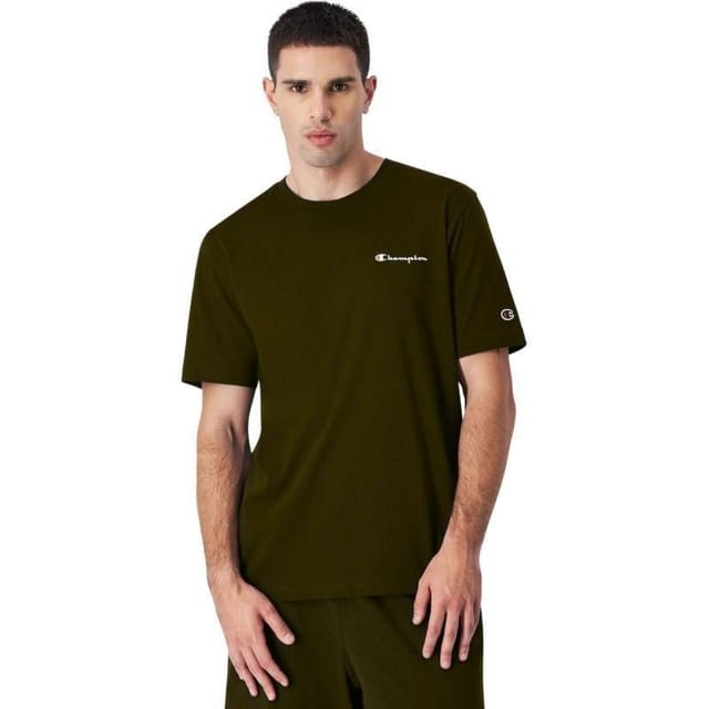 Champion Champion Men's Short-Sleeved T-Shirt in Olive - 2