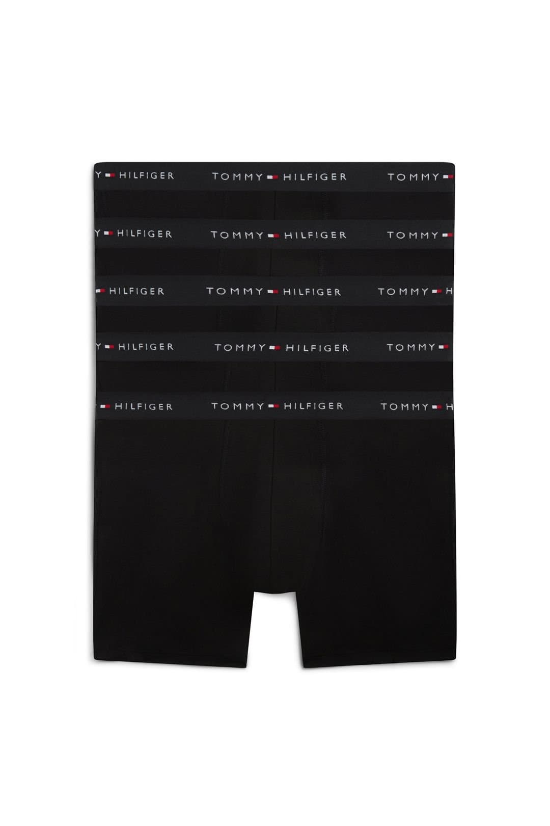 Tommy Hilfiger Tommy Hilfiger Men's 5 Pack Boxer Briefs Black