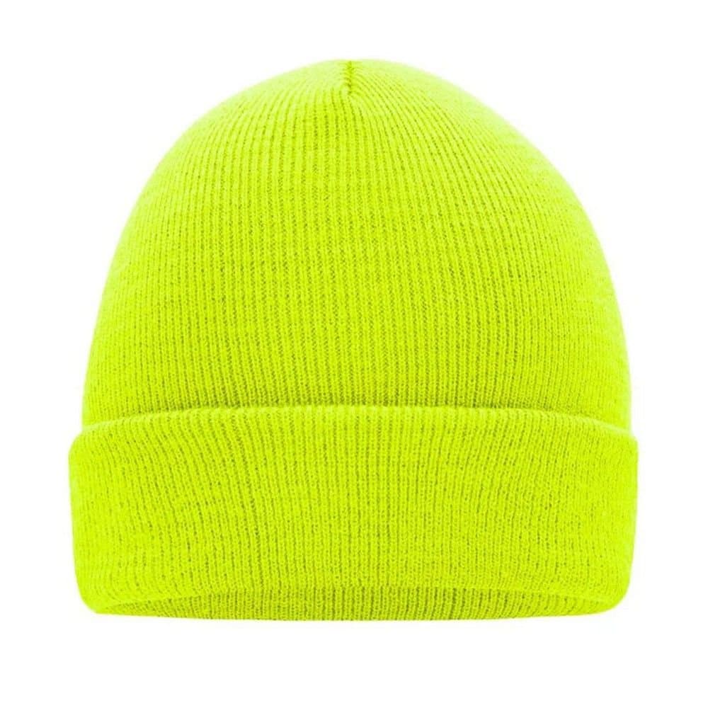 Myrtle Beach Myrtle Beach Men's Knitted Beanie in Bright Yellow