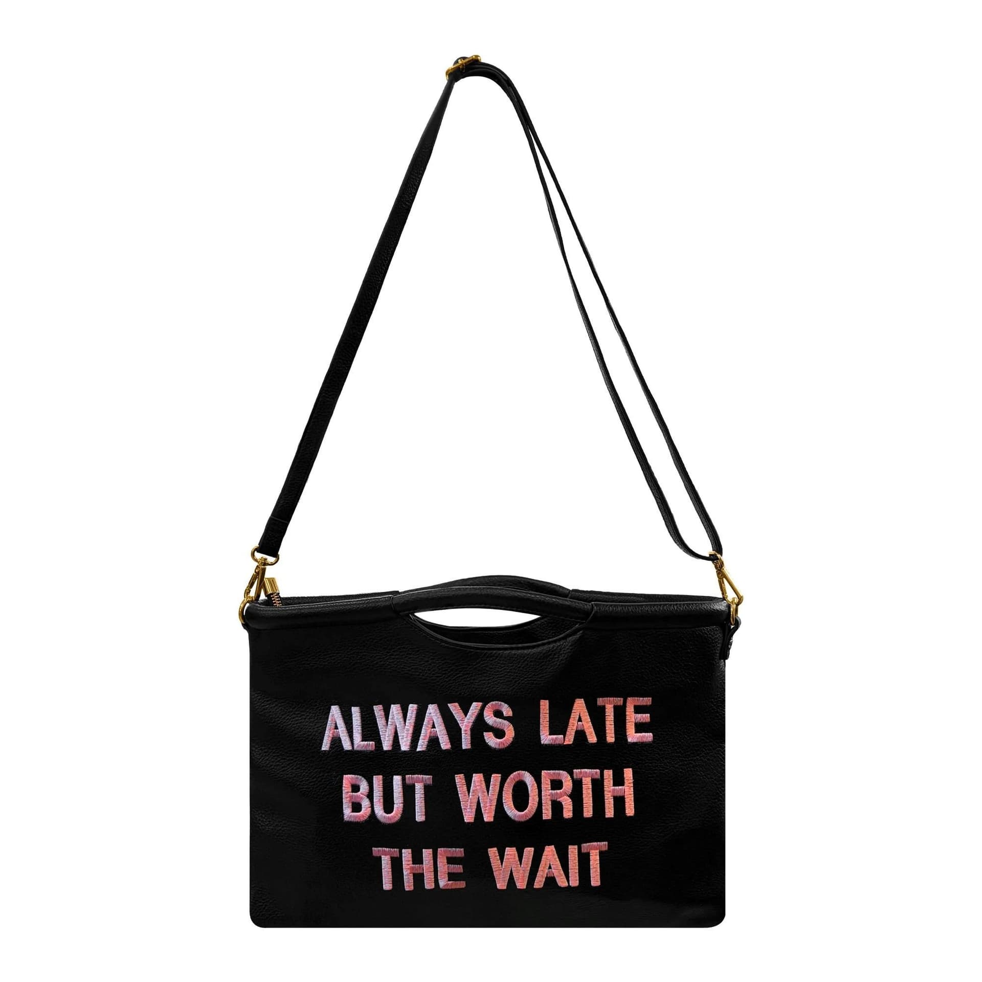 Lilly Loves Lilly Loves Women's Always Late But Worth The Wait Clutch in Black